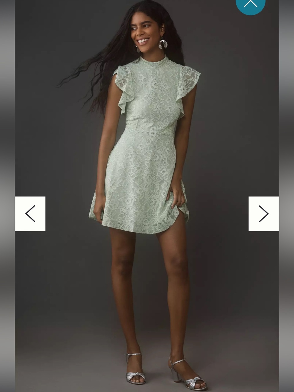 Maeve sleeveless Mock-Neck Mini Dress Anthropologie Size Large